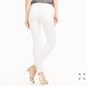 J. Crew matchstick white ankle jeans